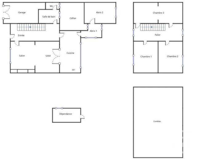 maison à vendre - 6 pièces - 140.0 m2 - SANGATTE - 62 - NORD-PAS-DE-CALAIS - Century 21 Immopale